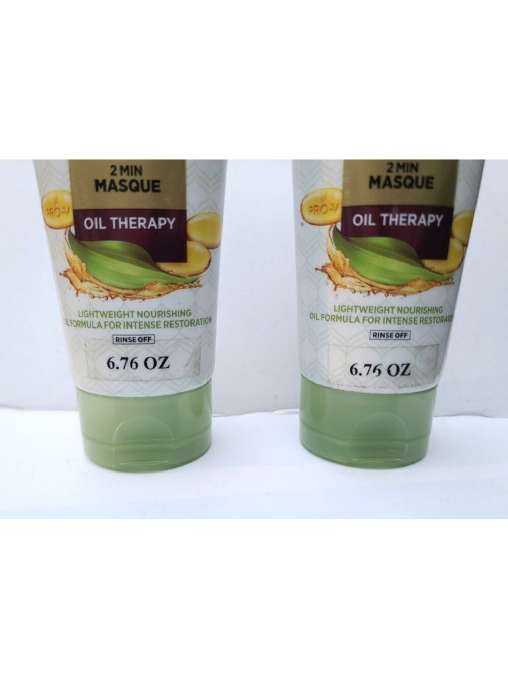 Pantene PRO-V Nature Fusion 2 Minute Masque Oil Therapy 2PK 6.7 Fl Oz HTF NEW - Picture 2 of 8